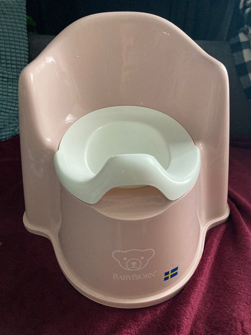 Babybjorn Potty toilet baby Bjorn pink