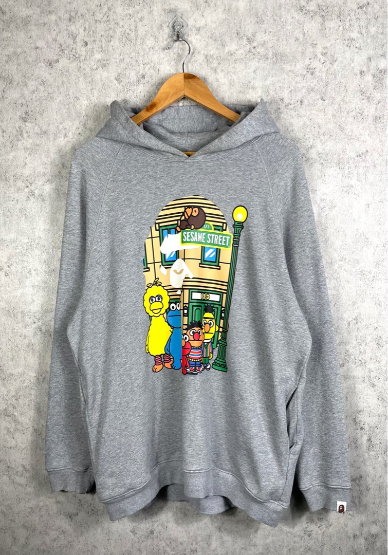 Bape sesame street deals hoodie