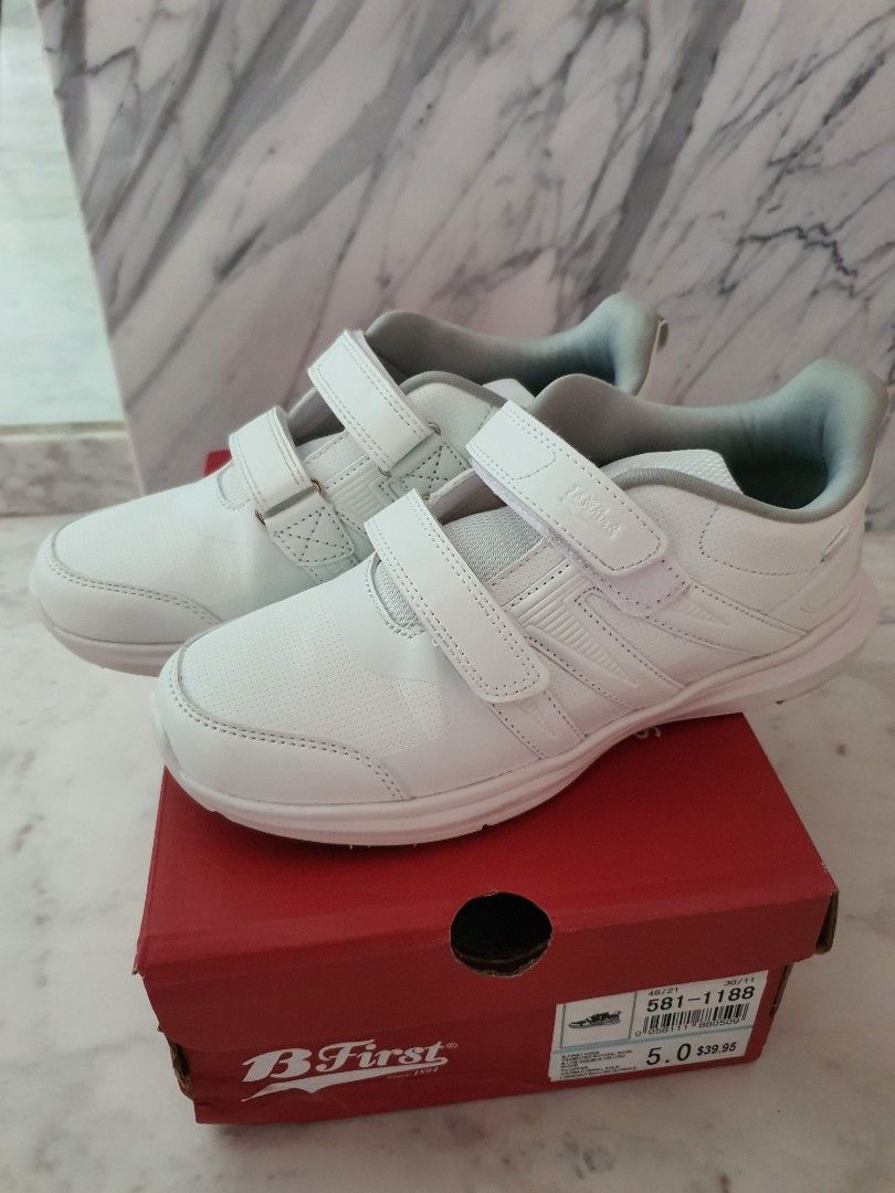 Bata velcro white school shoes UK 5 EU 38 Babies Kids Babies