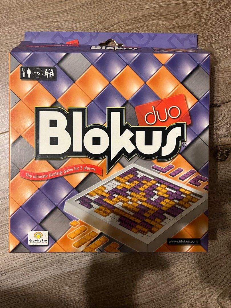 Blokus Duo Board Game, Hobbies & Toys, Toys & Games on Carousell