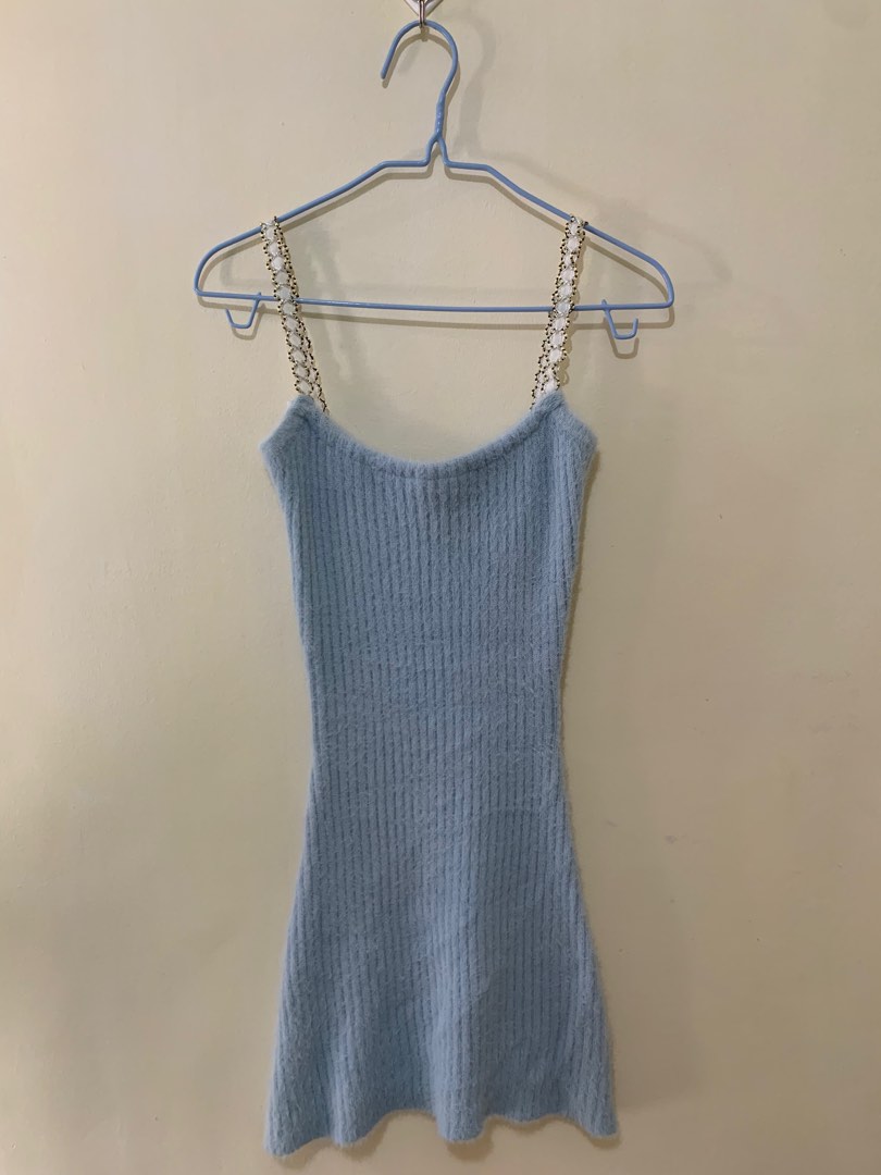 blue bodycon mini dress, Women's Fashion, Dresses & Sets, Dresses on ...