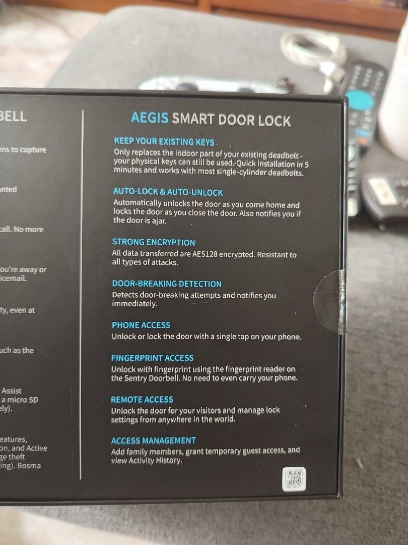 BNIB Bosma Smart-lock Bundle, Furniture & Home Living, Security & Locks ...