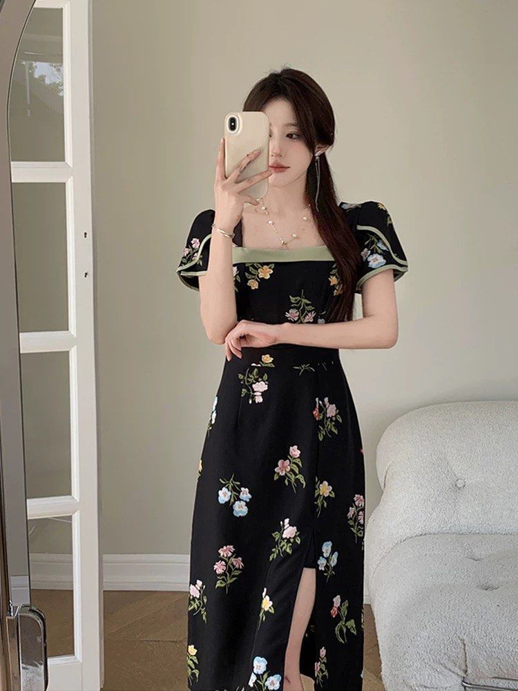 BNIP Floral Off Shoulder Dress plus size women woman girls chinese