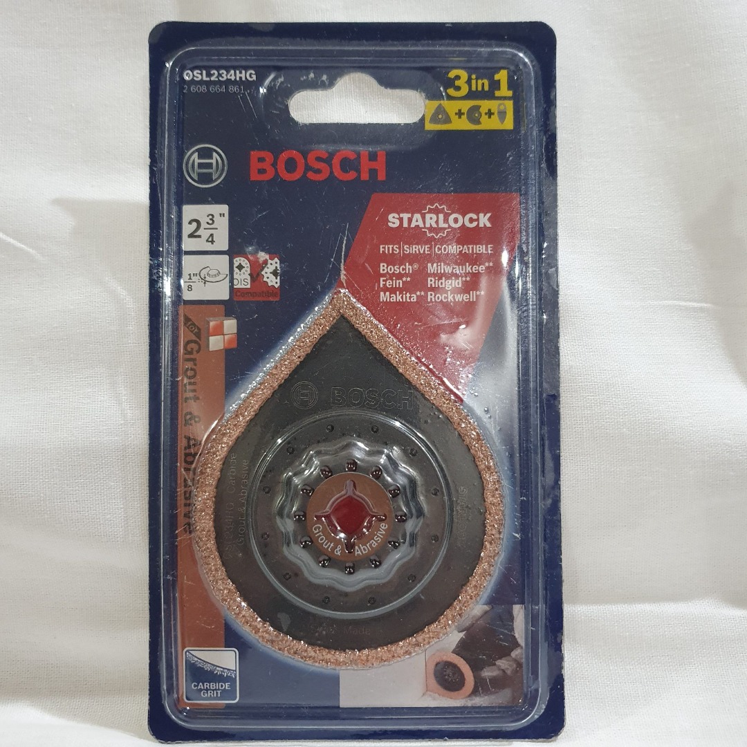 BOSCH OSL234HG 1 Piece 2 3 4 In. x 1 8 In. Starlock Oscillating