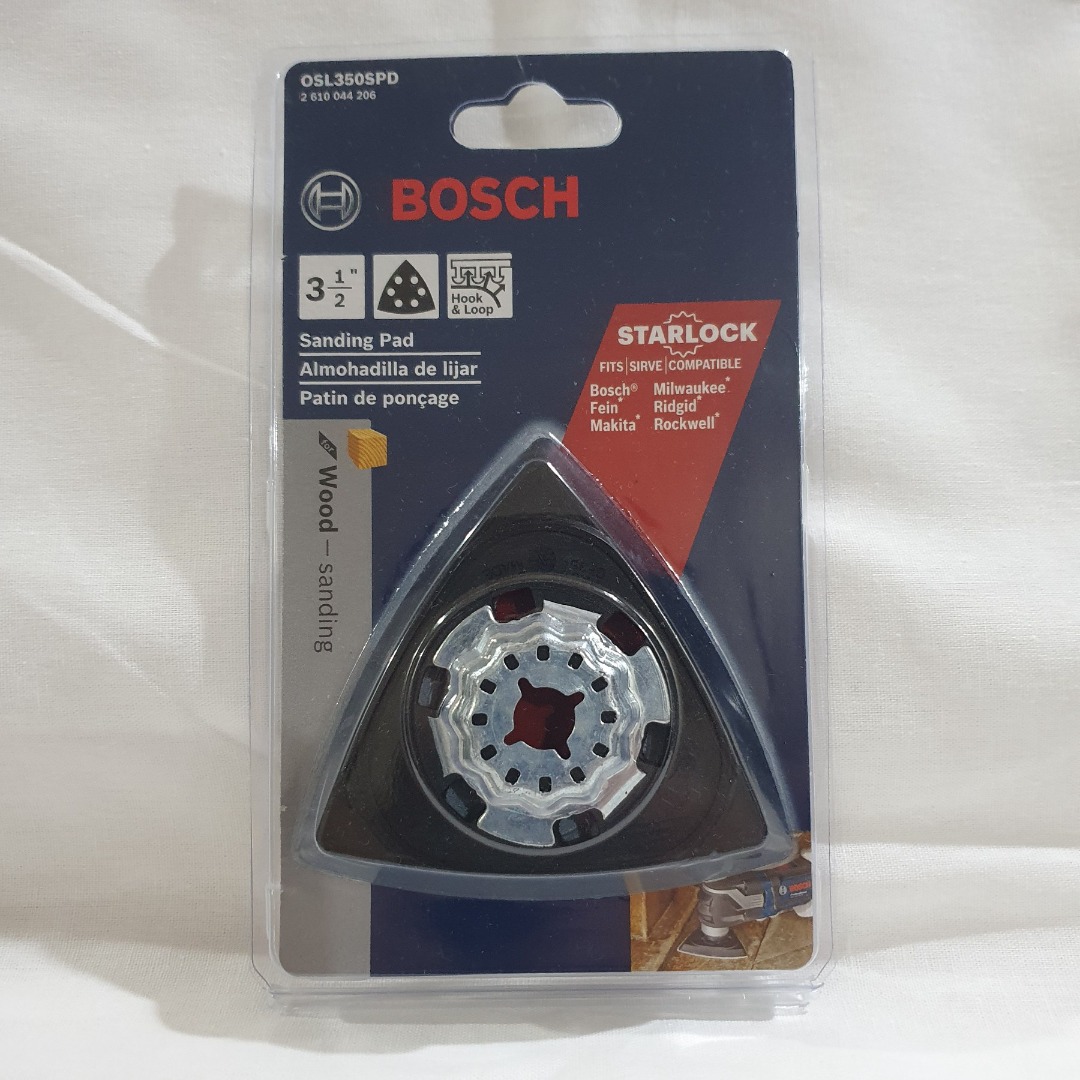 BOSCH OSL350SPD 1 Piece 3 1 2 In. Starlock Oscillating Multi Tool Sanding Pad