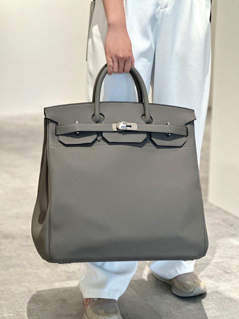 SOLD Brand New Hermes Birkin HAC 40 Gris Meyer Togo PHW Luxury