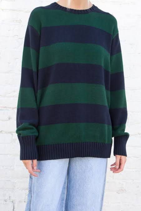 Brianna Cotton Thick Stripe Sweater – Brandy Melville UK