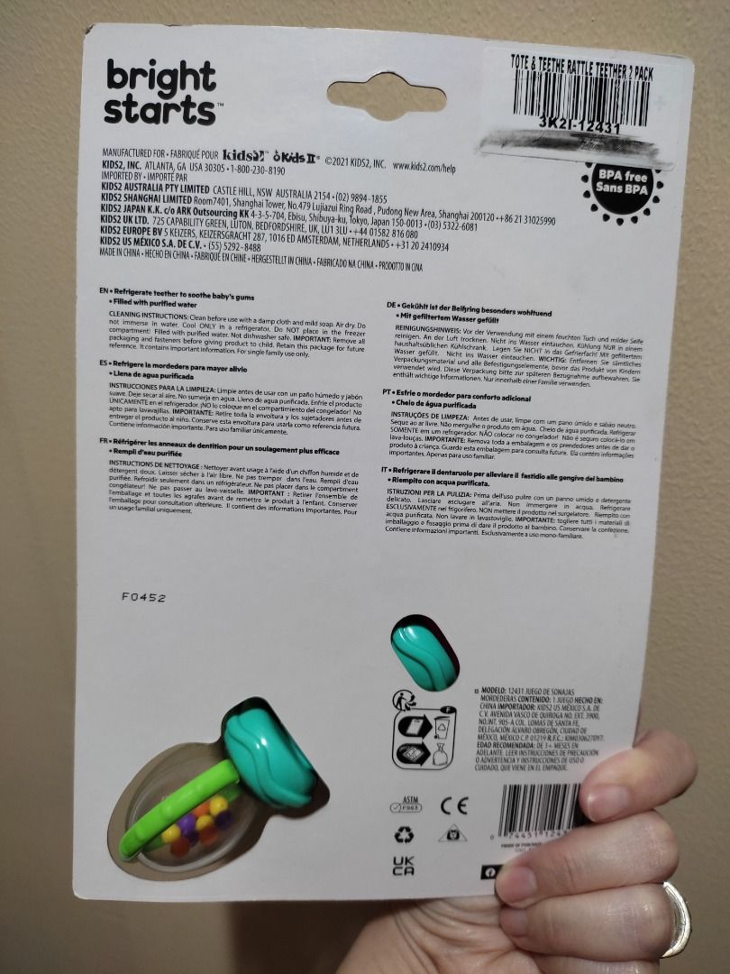 Bright Starts Rattle Teether (Category: Infant Playtime) located in Quezon City. Submitted by PaycesCorner (Listing ID 1275919024, Image 2). Description: .