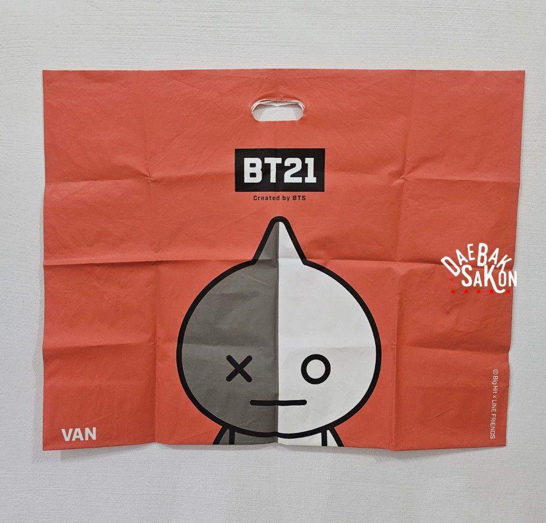 Bt21 plastic bag cheap