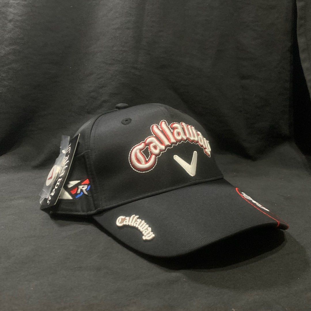 Callaway X Hot Odyssey Golf Hat Cap Black Fitted Mens Men s