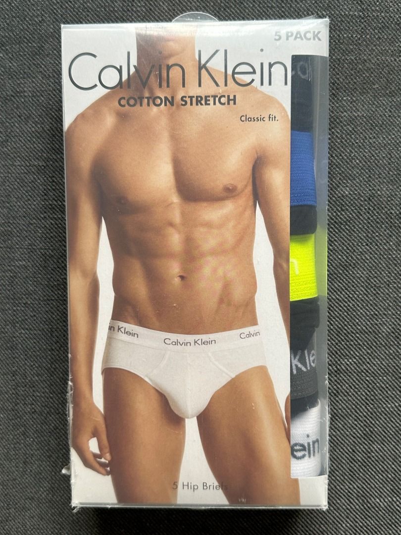 Mens Calvin Klein black Cotton Stretch Pride Hip Briefs