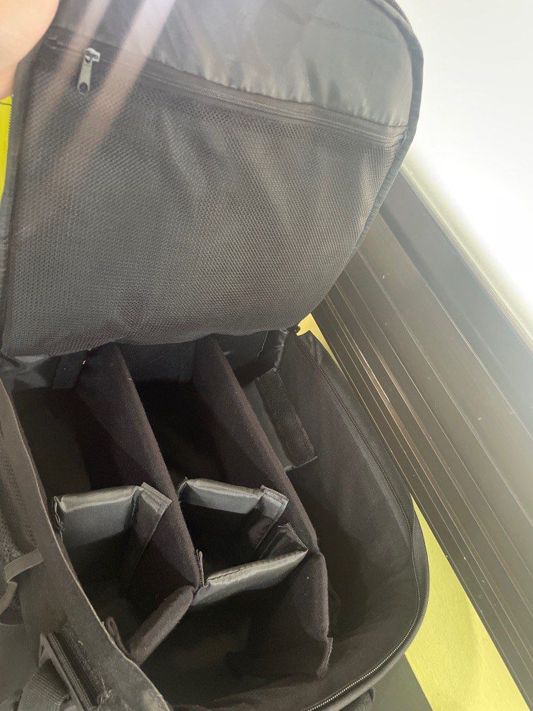 Camera backpack (Category: Camera Bags & Carriers) located in Singapore. Submitted by perfumeaddict (Listing ID 1275965658, Image 4). Description: Camera backpack light and useful. Good condition.