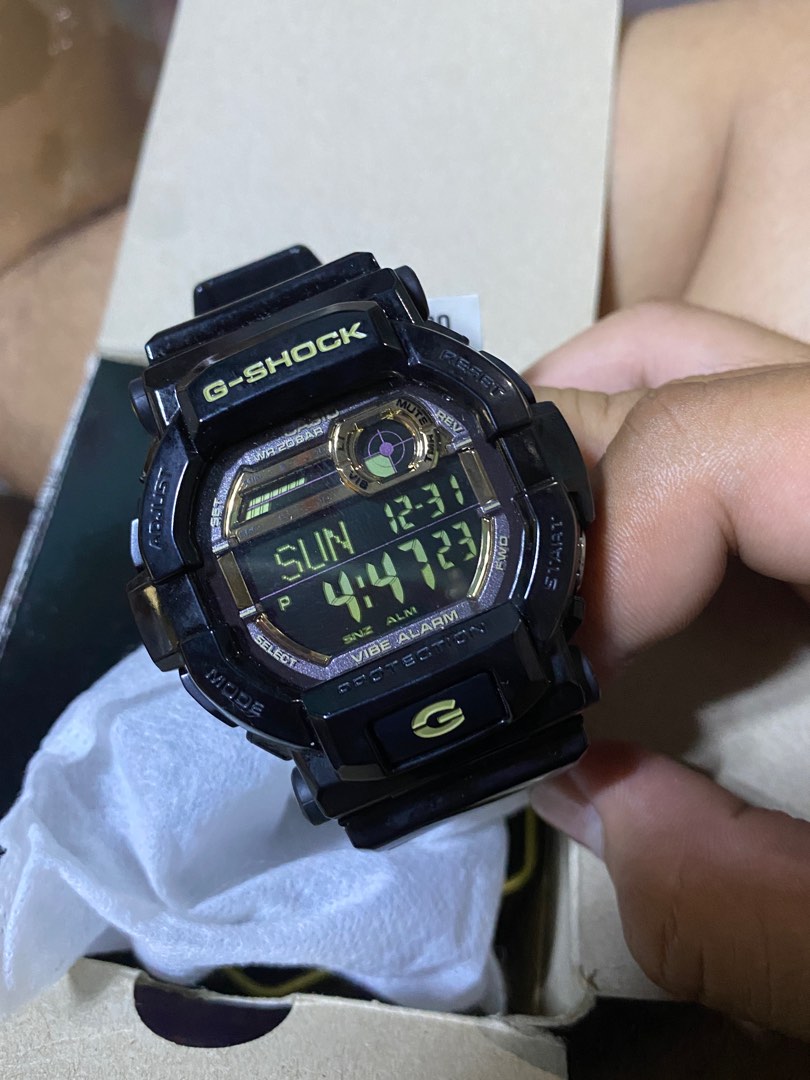 Casio G SHOCK GD350BR 1 Men s Fashion Watches Accessories