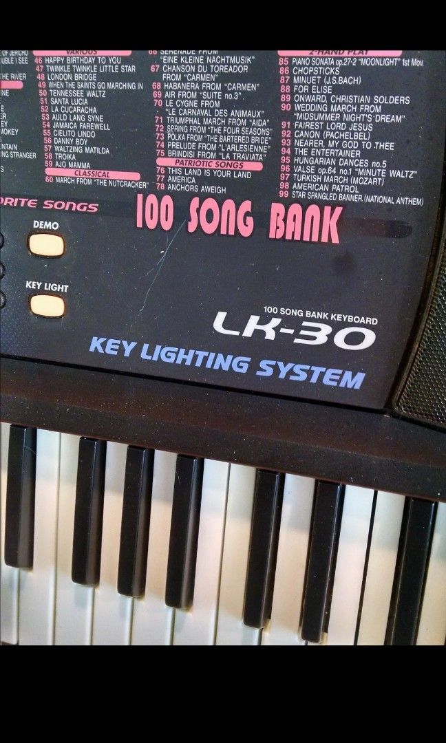 Casio lk 30 keyboard new arrivals