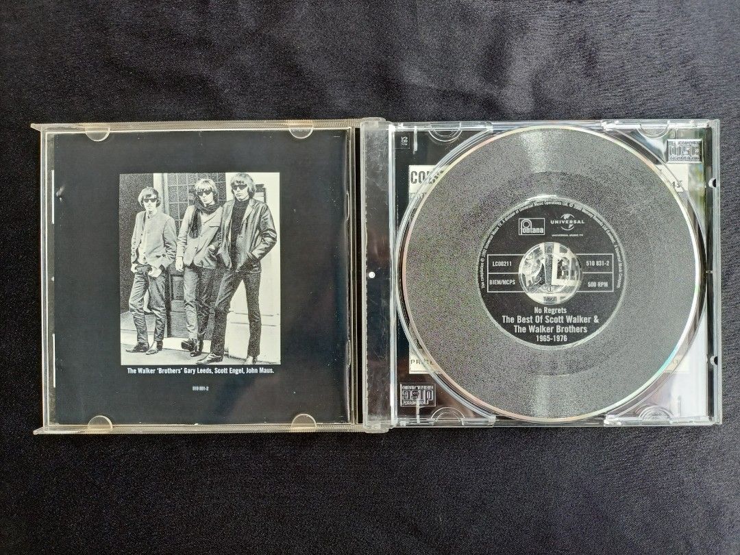 CD Scott Walker & The Walker Brothers no regrets the best of ( 1965