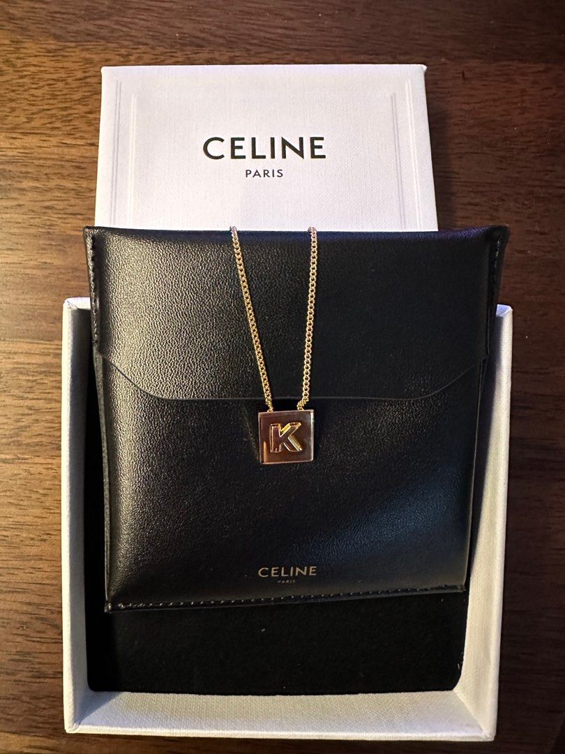 Celine alphabet discount necklace k