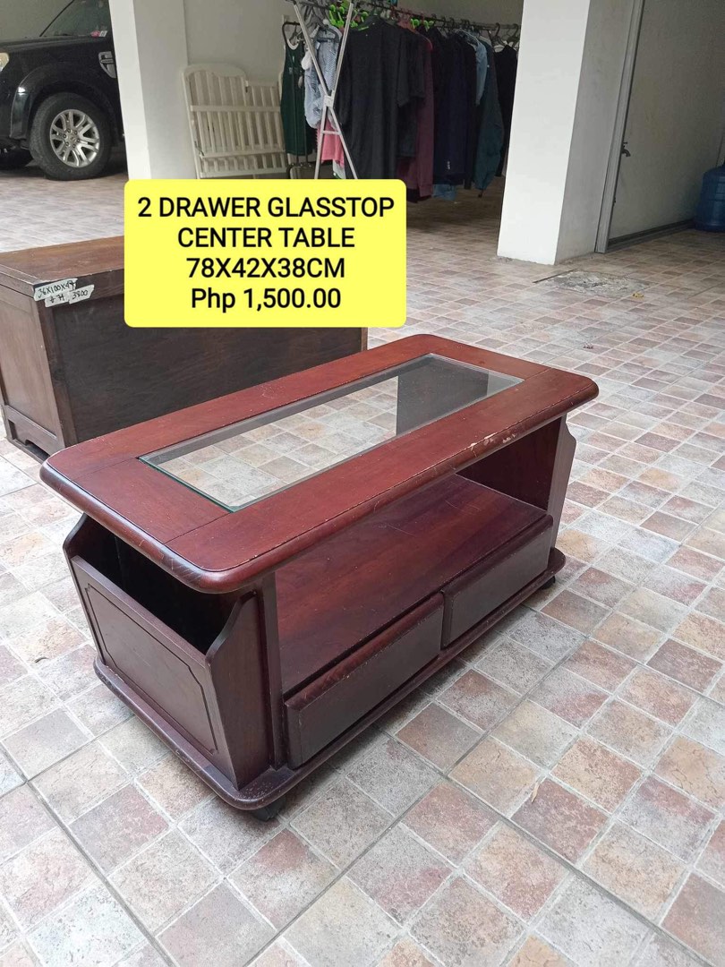 CENTER TABLE, Furniture & Home Living, Furniture, Shelves, Cabinets