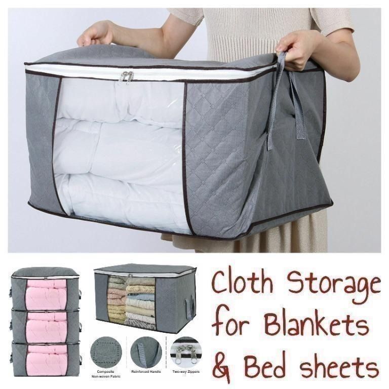 3Pcs Set with Free Shipping】Cotton and linen drawstring pockets portable  storage bag small travel bag