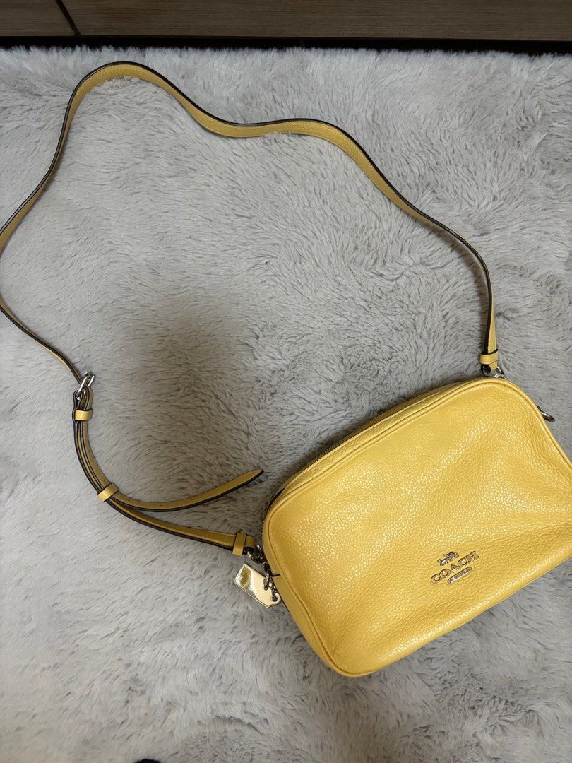 Coach yellow crossbody Clearance