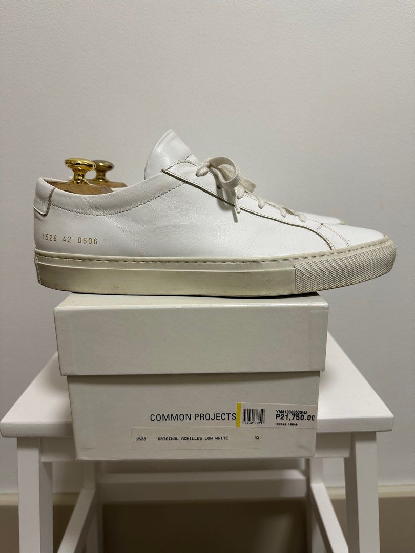 Common Projects Achilles Low White Size 42 Men s Fashion