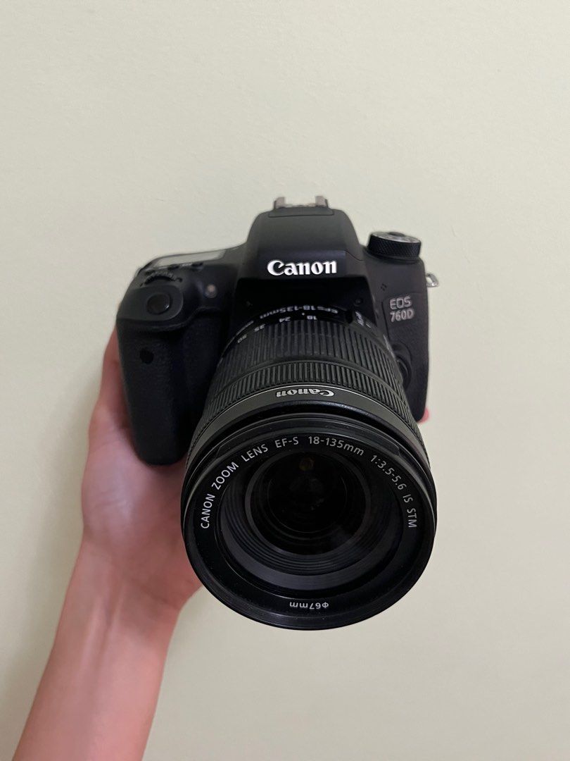 COMPLETE PACKAGE CANON EOS 760D NO ISSUES (Category: Cameras) located in Mandaluyong City. Submitted by annyeong07_ (Listing ID 1275902317, Image 3). Description: CANON EOS 760D (NO ISSUES, BARELY USED) - complete package ✅ box, manual, receipt ✅ charger ✅ 1x battery ✅ 8gb memory ✅ camera strap ✅ cord ✅ 18-135mm lens kit ‼️ FOR MEET UP ONLY — shangrila, megamall, starmall shaw, estancia, and nearby areas ✅ NEGOTIABLE 📍pasig/mandaluyong.