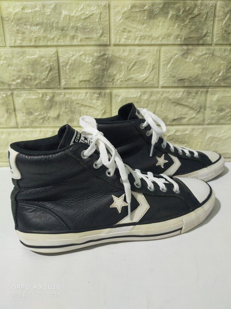 Converse One Star Midcut Leather Black