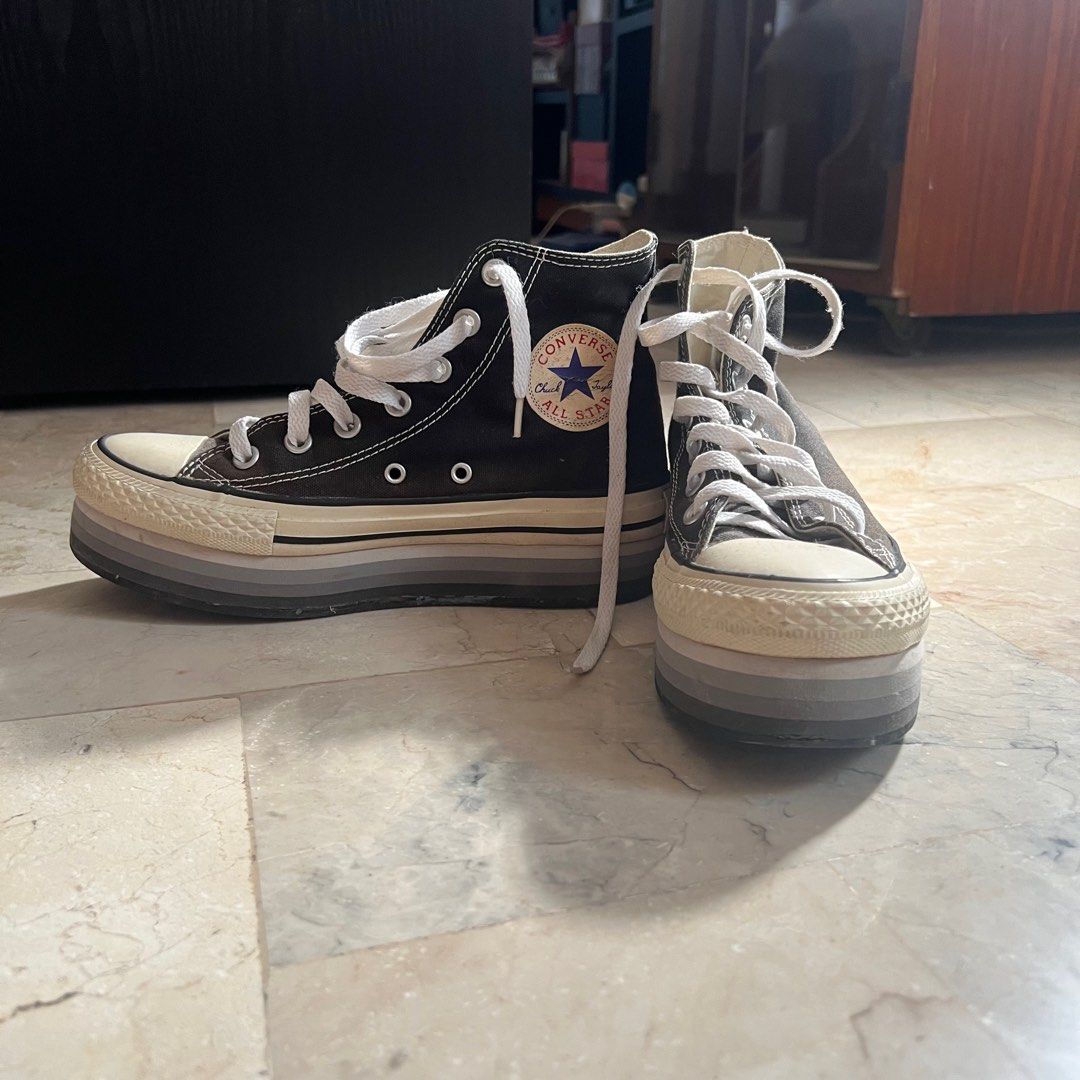 Converse platform shoes