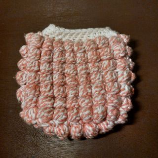 Crochet Handmade Makeup Bubble Pouch