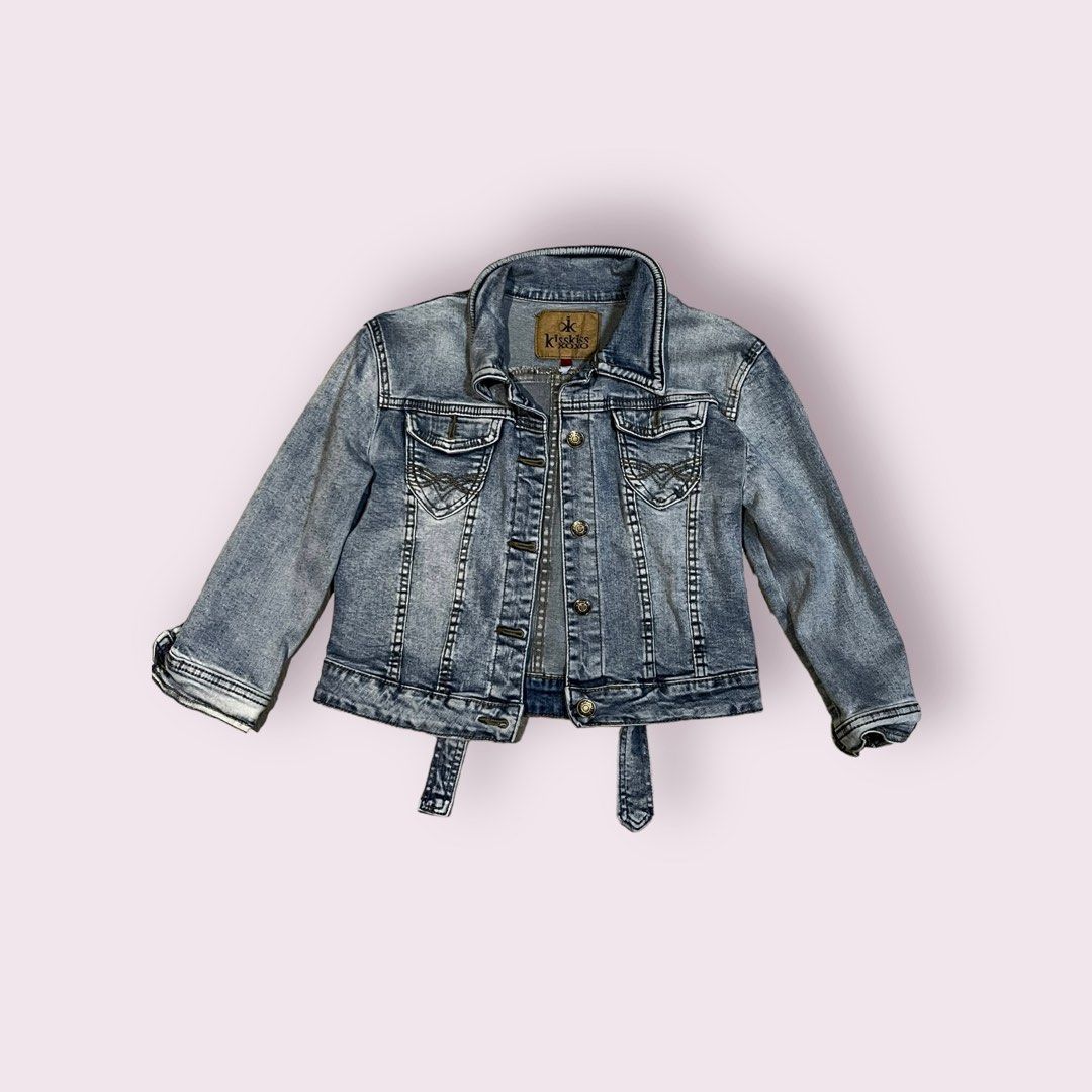 cropped denim jacket women