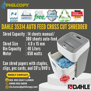 Dahle Shredder Auto-feed