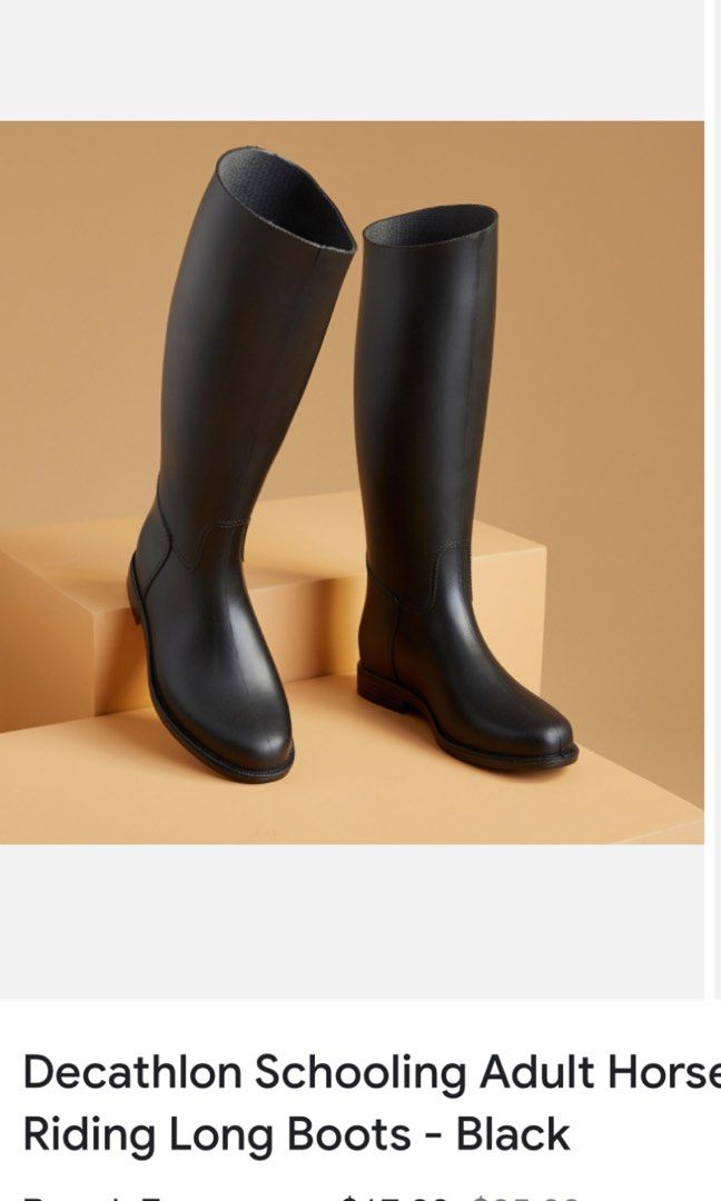 Riding boots decathlon sale