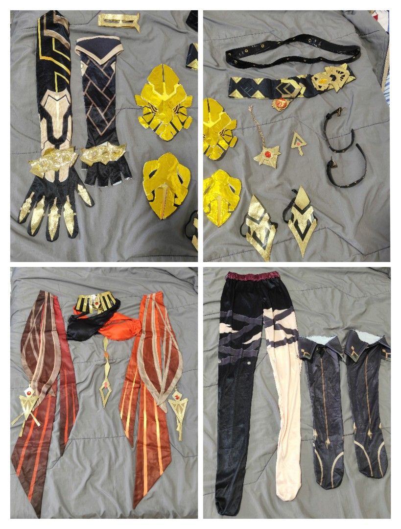 Dehya cos + wig (styled) cosplay genshin impact WTS, Hobbies & Toys ...