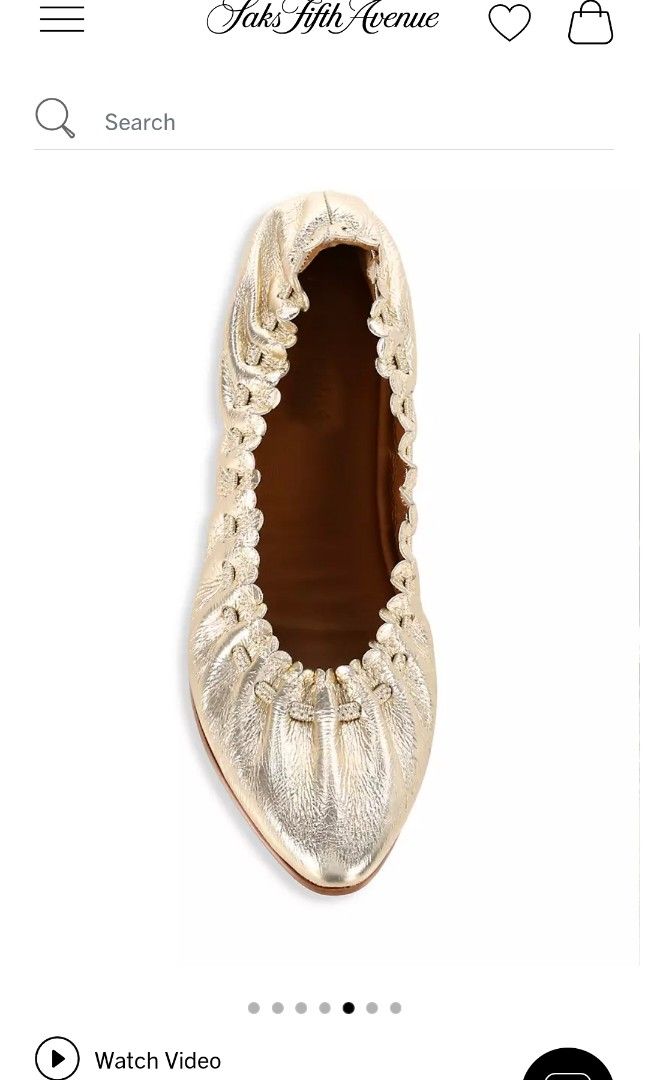 Chloe hotsell gold flats