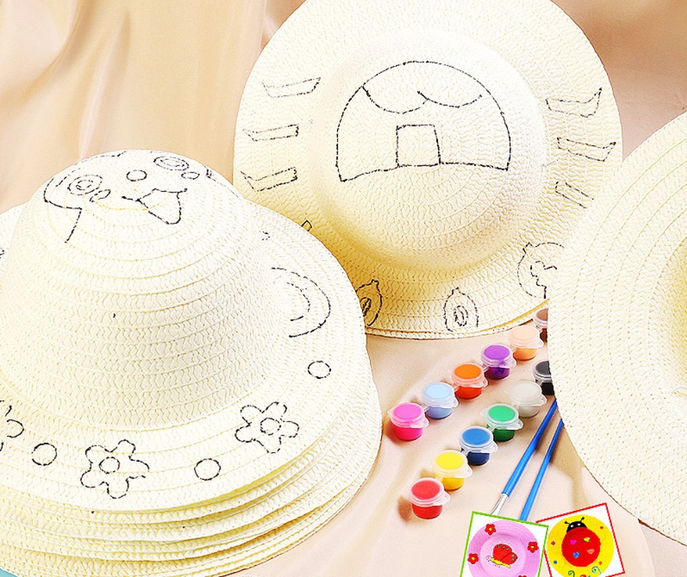 DIY Straw hat Kids party/ Art& craft/ DIY Birthday