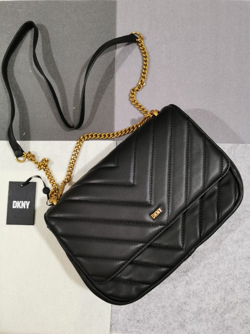 dkny shoulder bag black
