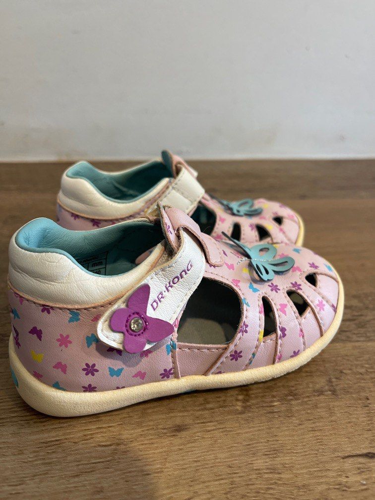 Next little discount girl sandals