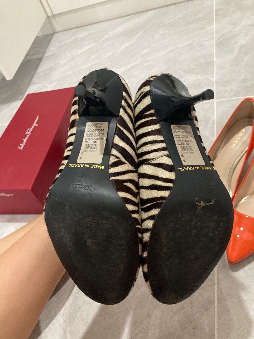 Dune zebra shoes outlet