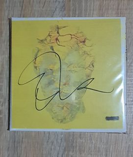 Ed Sheeran SUBTRACT Deluxe CD with SIGNED ARTCARD (EU)