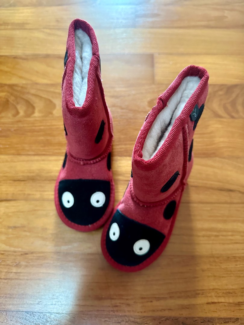 Emu ladybird winter boots toddler US k8 Jpn 13