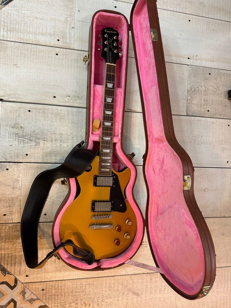 Epiphone Les Paul Joe Bonamassa Signature Goldtop, 興趣及遊戲, 音樂、樂器 & 配件, 樂器 Carousell