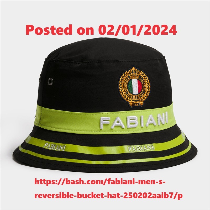 Fabiani Reversible Bucket Hat Carousell