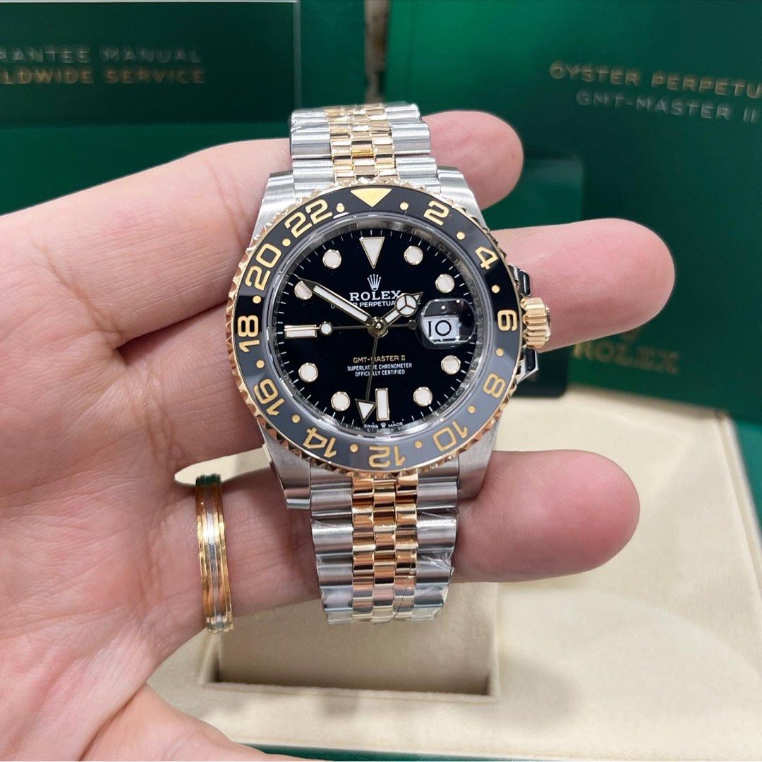 Rolex gmt gold jubilee outlet