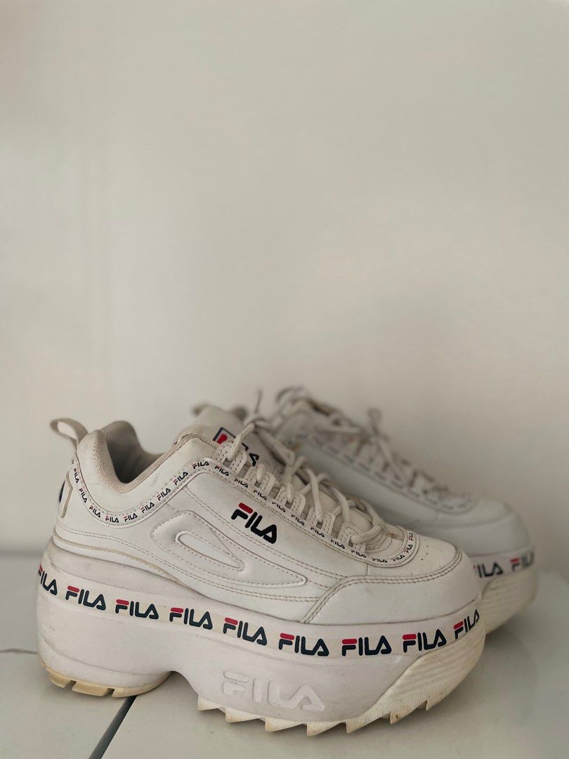 Fila disruptor patent gris sales