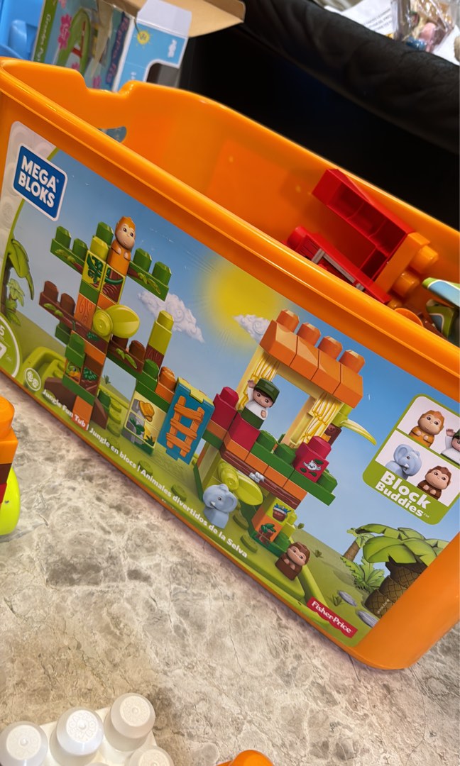 Mega bloks jungle fun tub top