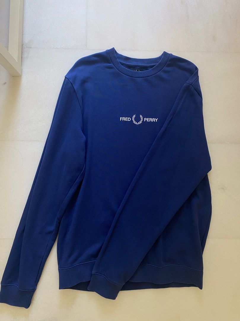 Fred perry blue sweater clearance