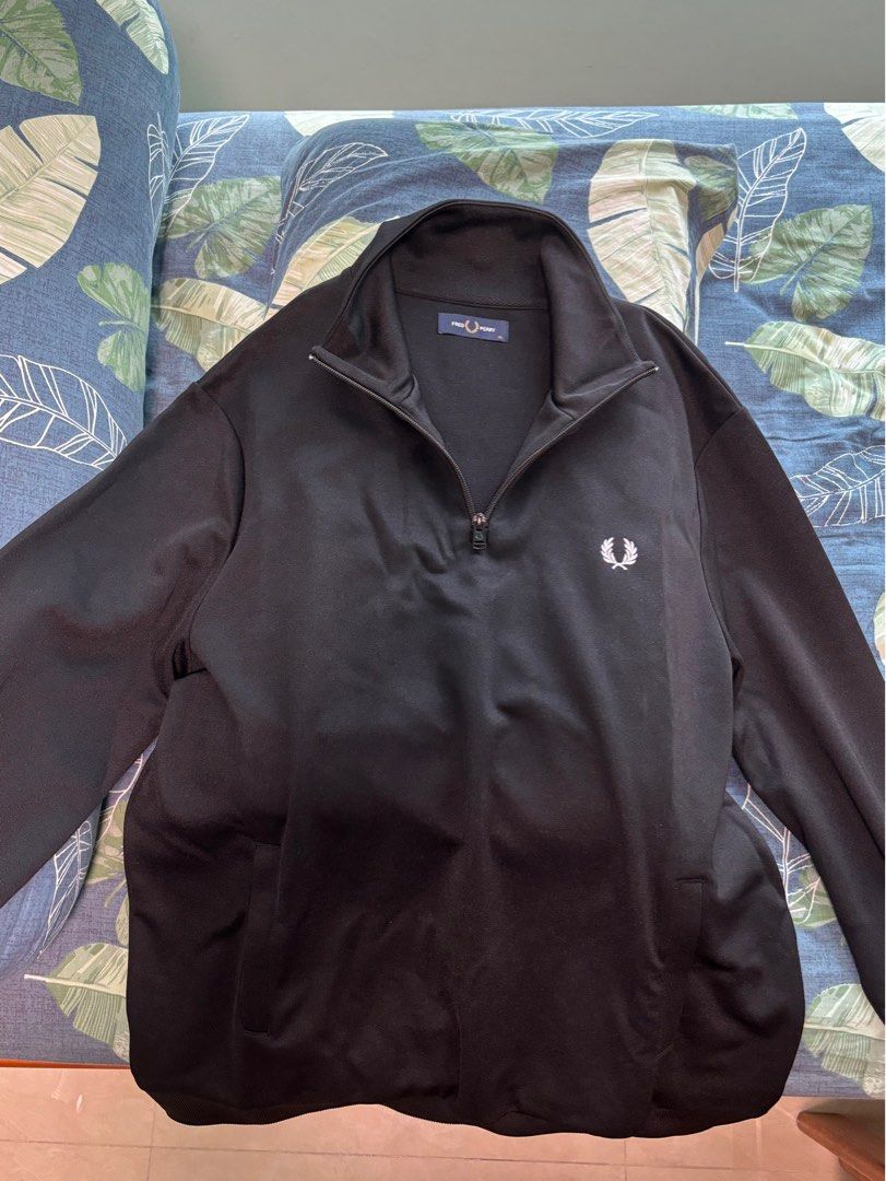 Fred perry half clearance zip jacket