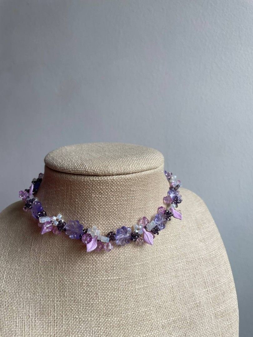 Purple choker best sale