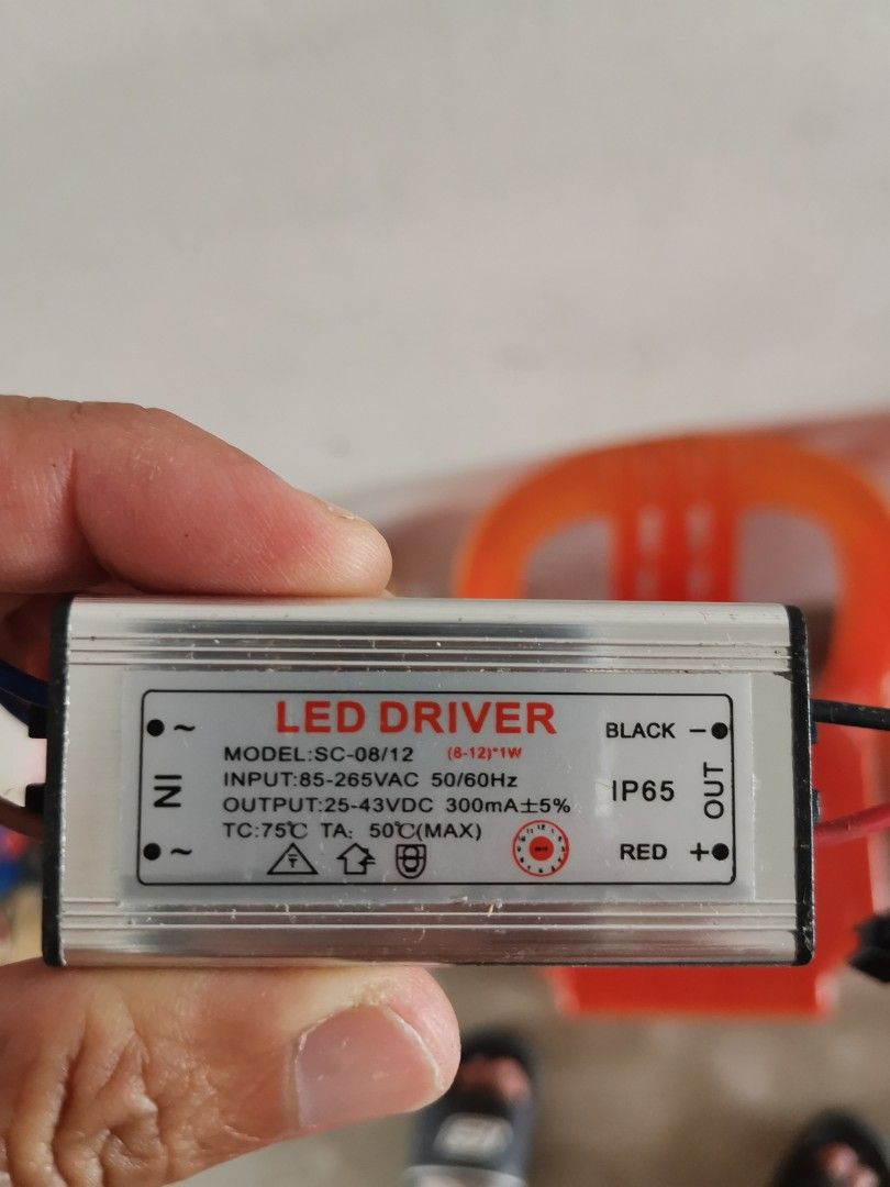 Free LED driver (Output is 25VDC), Furniture & Home Living, Home ...