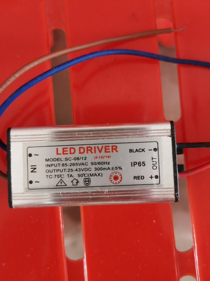 Free LED driver (Output is 25VDC), Furniture & Home Living, Home ...
