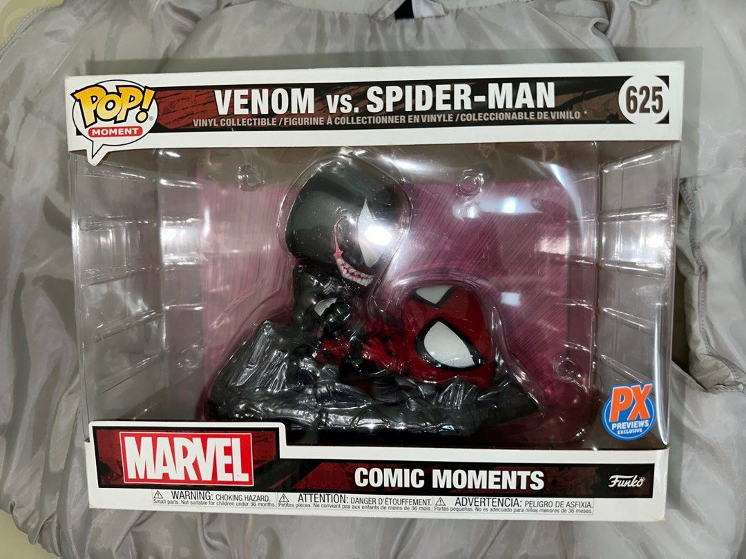 Funko Pop! Venom vs. Spider-man PX Previews Exclusive #625 Marvel Comic  Moments (Vaulted), Hobbies & Toys, Toys & Games on Carousell